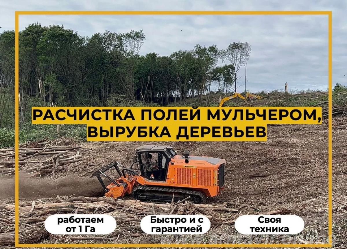 Расчистка участка мульчером от 1 Га, спил деревьев - купить на сайте объявлений Армавир онлайн