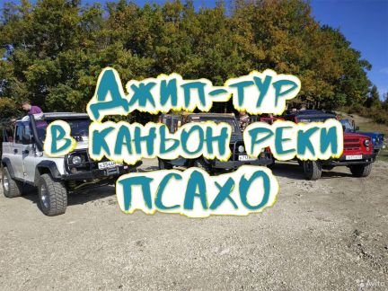 Джип-тур в каньон реки Псахо. Самшитовая роща  Армавир