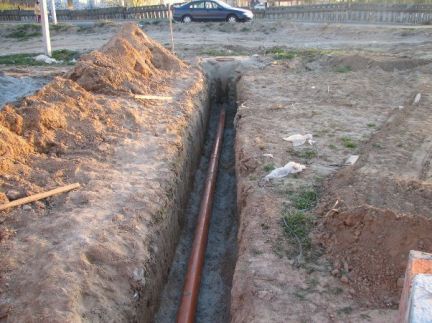 Дворовая канализация и водопровод  Армавир