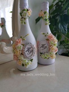 Свадебные бутылки  Армавир