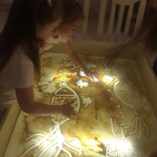 Сопровождения песочной анимацией на день рождения  Армавир