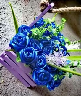 Розы из атласных лент  Армавир