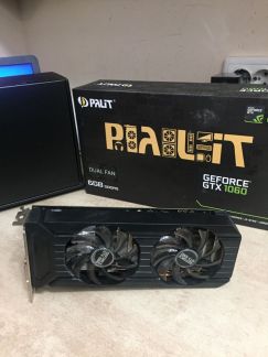Игровая бюджетная GTX1060 6gb dual от palit  Армавир